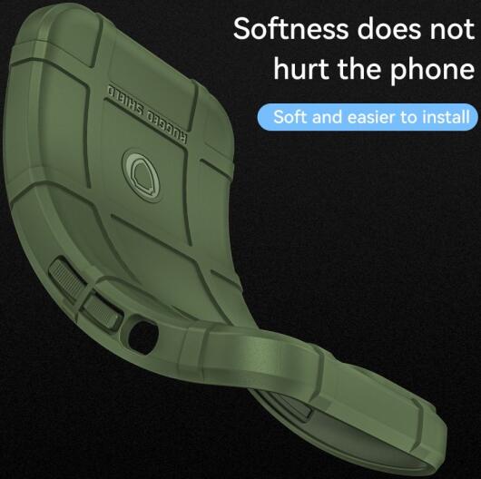 Motorola Moto G31/G41 Hoesje Shock Proof Rugged Back Cover Groen afbeelding 7