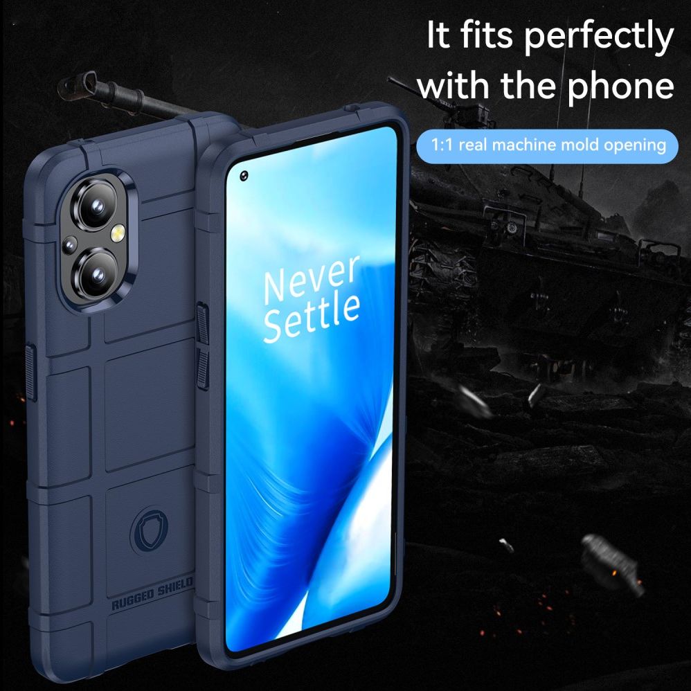 Oppo Reno 8 Lite Hoesje Shock Proof Rugged Shield Back Cover Blauw afbeelding 5