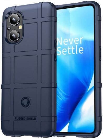 Oppo Reno 8 Lite Hoesje Shock Proof Rugged Shield Back Cover Blauw afbeelding 1