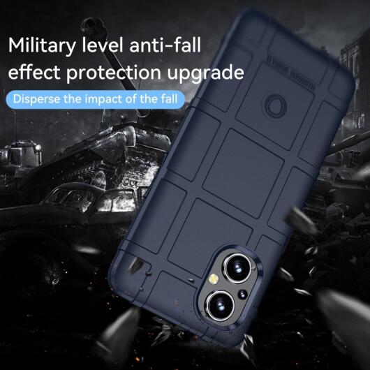 Oppo Reno 8 Lite Hoesje Shock Proof Rugged Shield Back Cover Blauw afbeelding 3