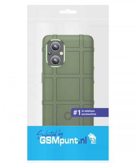 OnePlus Reno 8 Lite Hoesje Shock Proof Rugged Shield Back Cover Groen afbeelding 10