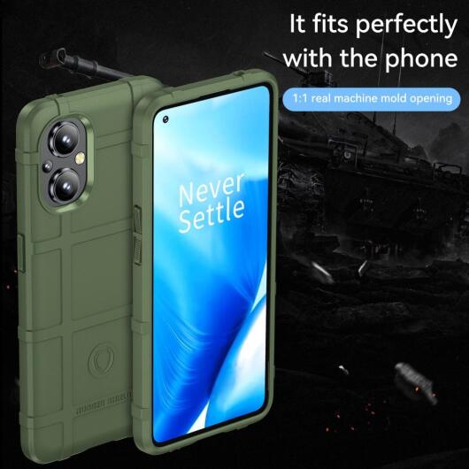 OnePlus Reno 8 Lite Hoesje Shock Proof Rugged Shield Back Cover Groen afbeelding 6