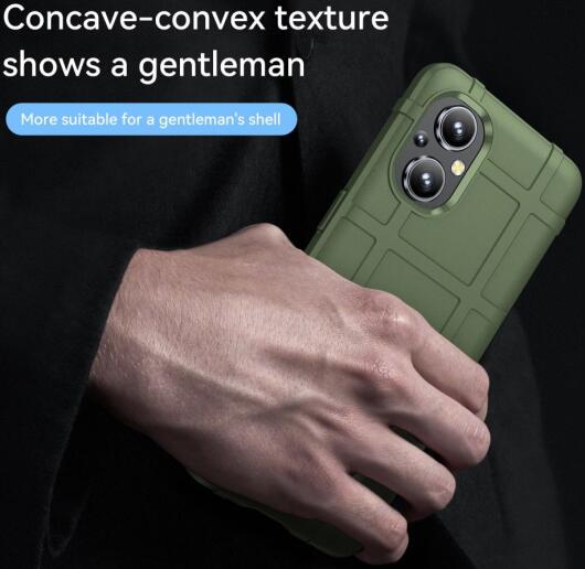 OnePlus Reno 8 Lite Hoesje Shock Proof Rugged Shield Back Cover Groen afbeelding 8