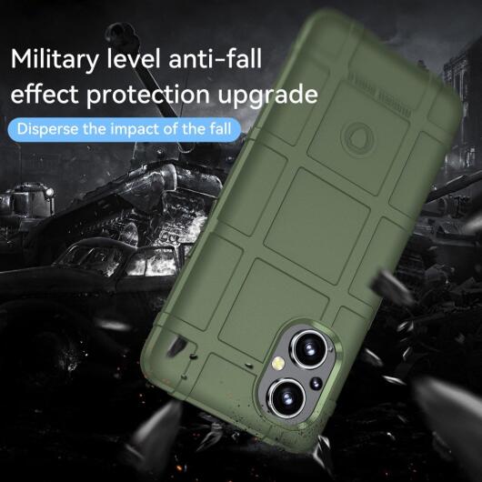 OnePlus Reno 8 Lite Hoesje Shock Proof Rugged Shield Back Cover Groen afbeelding 3