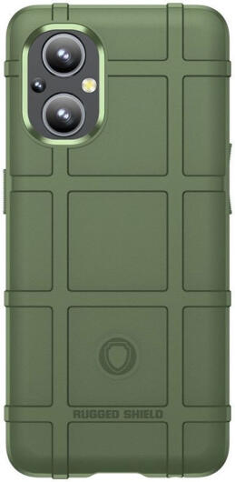 OnePlus Reno 8 Lite Hoesje Shock Proof Rugged Shield Back Cover Groen afbeelding 2