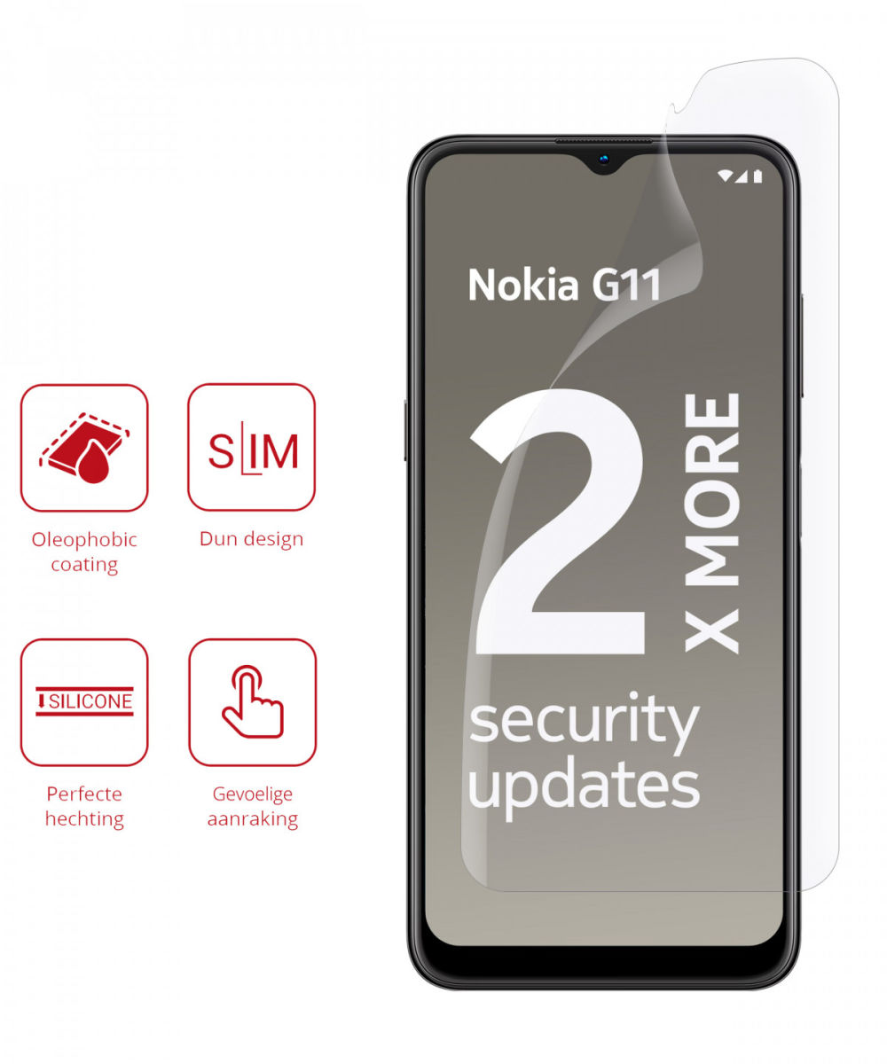 Rosso Nokia G11 / G21 Ultra Clear Screen Protector Duo Pack afbeelding 2