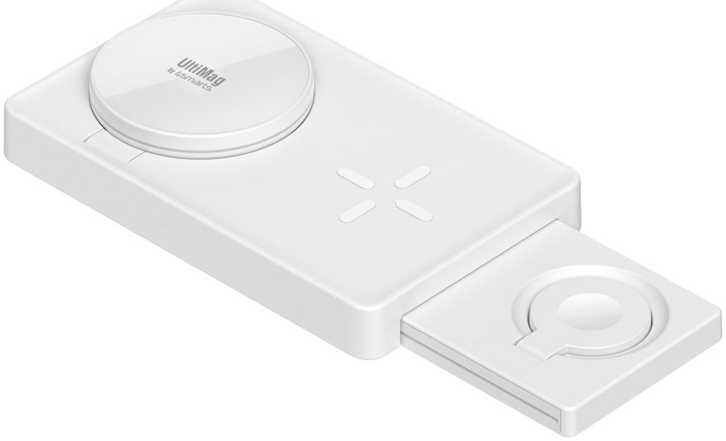 4smarts UltiMag Trident 20W Oplader iPhone / AirPods / Watch Wit afbeelding 7