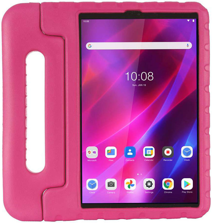 Lenovo Tab K10 Kinder Tablethoes met Handvat Roze afbeelding 1