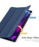 Dux Ducis Domo Lenovo Tab P11 / P11 Plus Hoes Tri-Fold Book Case Blauw