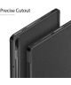 Dux Ducis Domo Lenovo Tab P12 Pro Hoes Tri-Fold Book Case Zwart