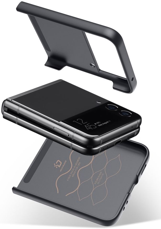 Dux Ducis Fino Series Samsung Galaxy Z Flip 3 Hoesje Back Cover Zwart afbeelding 7