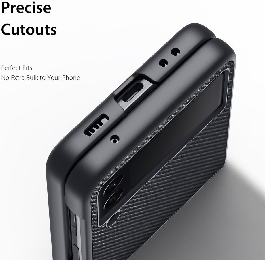 Dux Ducis Fino Series Samsung Galaxy Z Flip 3 Hoesje Back Cover Zwart afbeelding 5