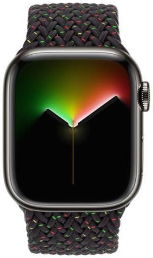 Dux Ducis Gevlochten Apple Watch 1-9/SE 41/40/38MM Band Stof Zwart afbeelding 2