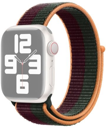 Dux Ducis Sport - Apple Watch Bandje - 1-9/SE 41MM/40MM/38MM - Groen Rood Bandjes