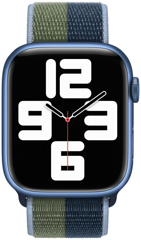 Dux Ducis Sport Apple Watch Bandje - 1-10/SE - 42/41/40/38MM - Groen Blauw afbeelding 2