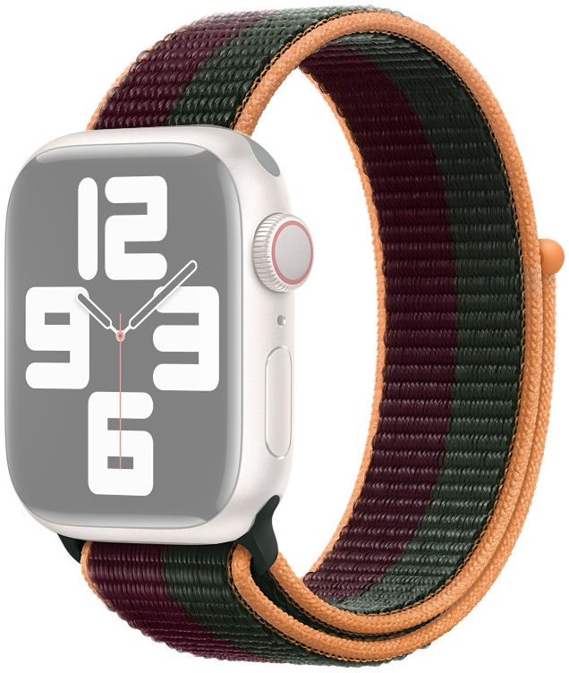 Dux Ducis Apple Watch Bandje - 1-10/SE/Ultra 49/46/45/44/42MM - Rood Groen afbeelding 1