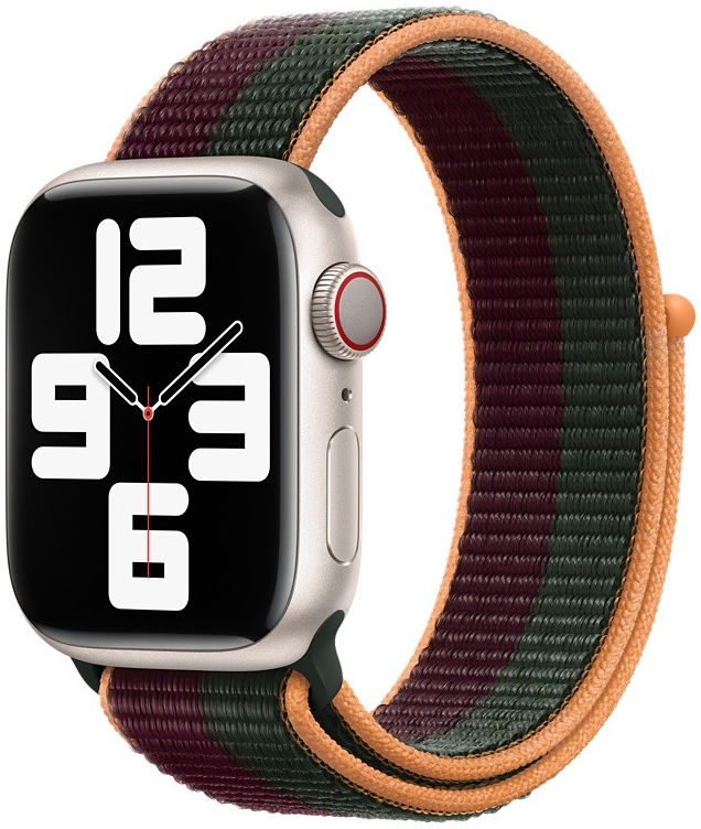 Dux Ducis Apple Watch Bandje - 1-10/SE/Ultra 49/46/45/44/42MM - Rood Groen afbeelding 4