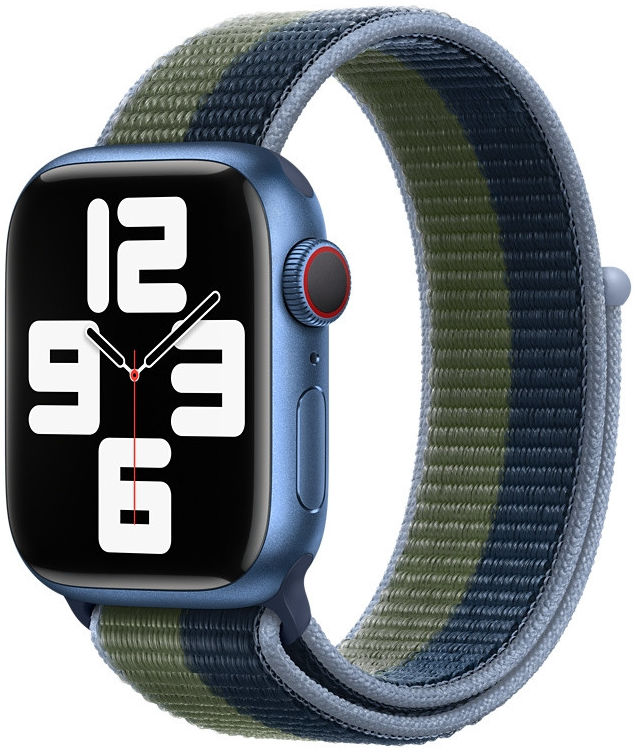 Dux Ducis Apple Watch Bandje - 1-9/SE/Ultra 49MM/45MM/44MM/42MM - Blauw Groen afbeelding 4