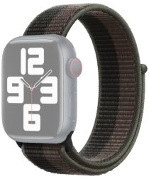 Dux Ducis Sport Apple Watch Bandje Nylon 45MM/44MM/42MM Zwart Grijs