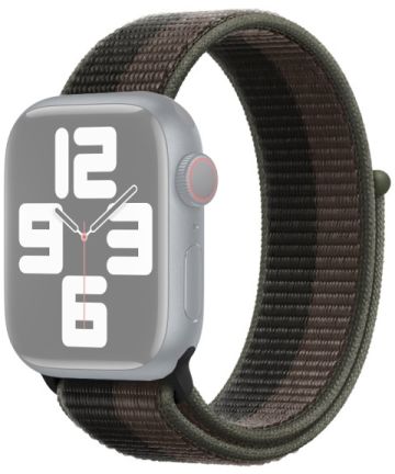 Dux Ducis Apple Watch Bandje - 1-9/SE/Ultra 49MM/45MM/44MM/42MM - Zwart Grijs Bandjes