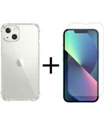 Apple iPhone 13 Hoesje + Tempered Glass Screen Protector afbeelding