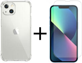 Apple iPhone 13 Hoesje + Tempered Glass Screen Protector