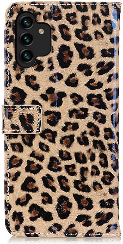 Samsung Galaxy A13 4G Hoesje Portemonnee Book Case Luipaard Print afbeelding 4