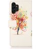 Samsung Galaxy A13 Hoesje Portemonnee met Blossom Print