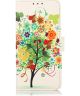 Samsung Galaxy A13 4G Hoesje Portemonnee Book Case Flower Print