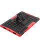 Samsung Galaxy Tab A8 Hoes Hybride Back Cover met Kickstand Rood