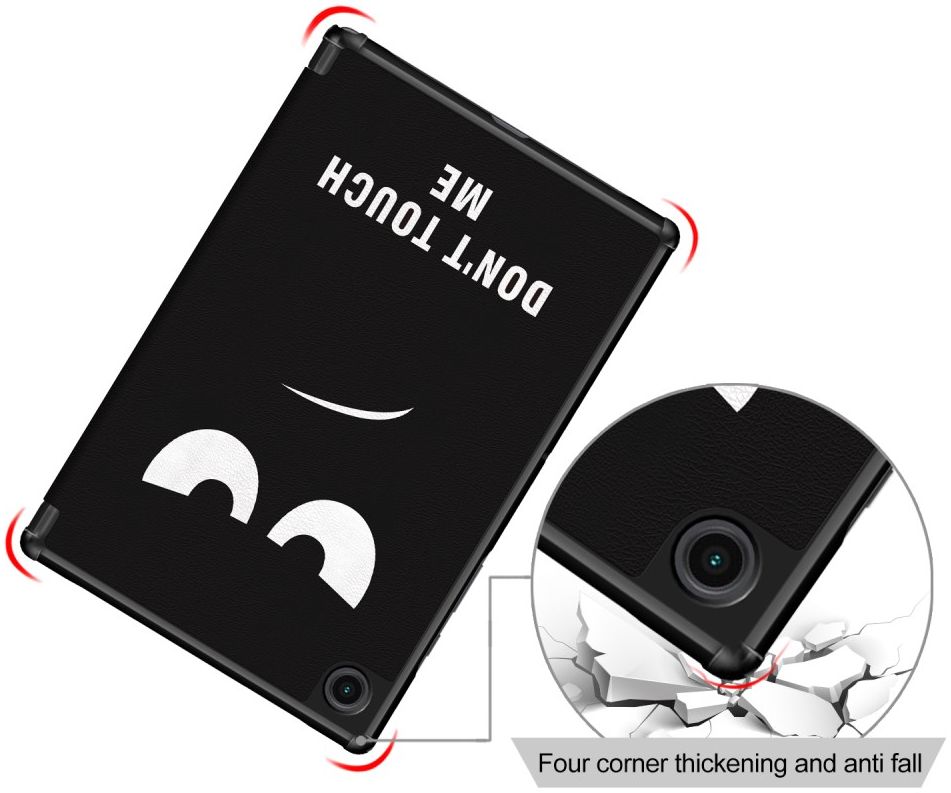 Samsung Galaxy Tab A8 Book Hoes met Print Don&#039;t Touch Me afbeelding 9