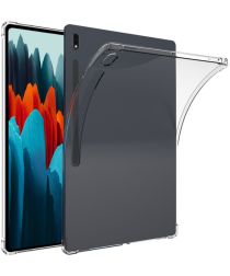 Samsung Galaxy Tab S8 Ultra Hoes Schokbestendig Back Cover Transparant