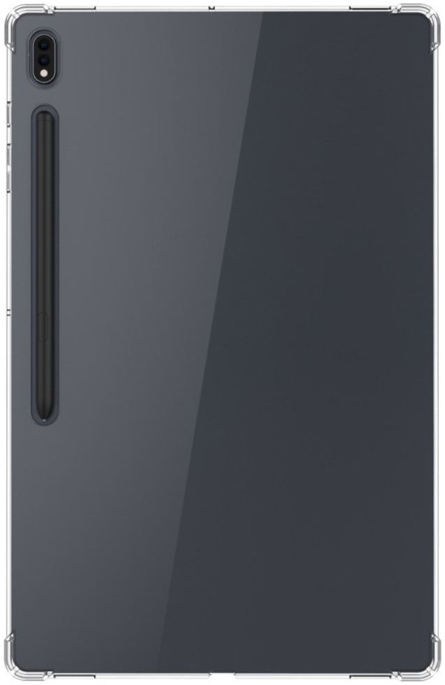 Samsung Galaxy Tab S8 Ultra Hoes Schokbestendig Back Cover Transparant afbeelding 3