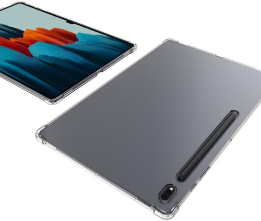 Samsung Galaxy Tab S8 Ultra Hoes Schokbestendig Back Cover Transparant afbeelding 6