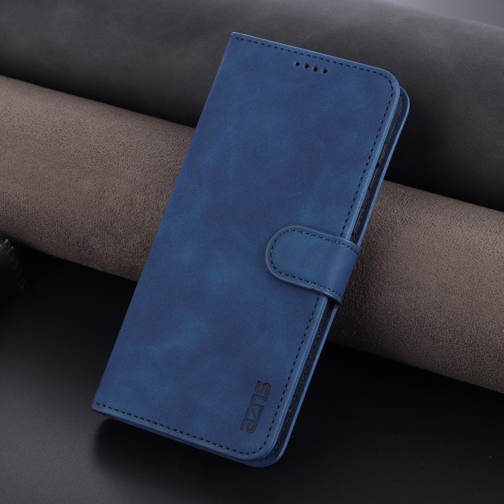 AZNS Samsung Galaxy A13 4G Hoesje Book Case Kunstleer Blauw afbeelding 7
