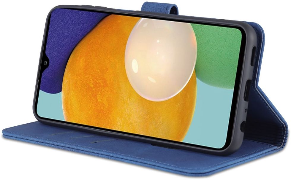 AZNS Samsung Galaxy A13 4G Hoesje Book Case Kunstleer Blauw afbeelding 5