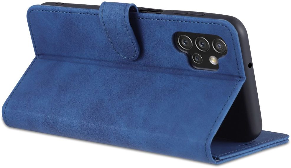 AZNS Samsung Galaxy A13 4G Hoesje Book Case Kunstleer Blauw afbeelding 9