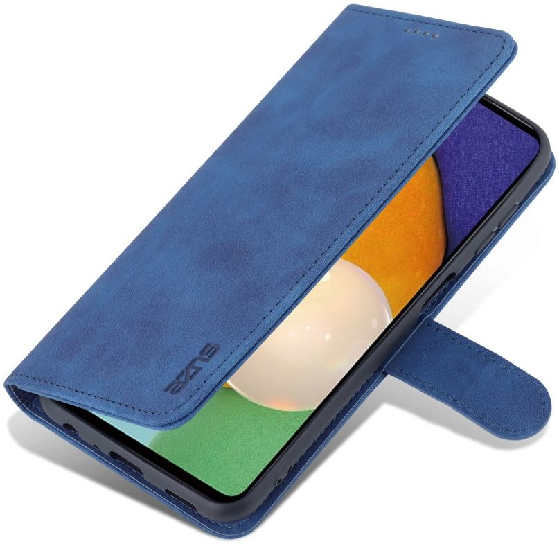 AZNS Samsung Galaxy A13 4G Hoesje Book Case Kunstleer Blauw afbeelding 2