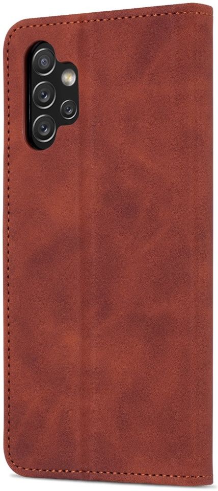 AZNS Samsung Galaxy A13 4G Hoesje Book Case Kunstleer Bruin afbeelding 7
