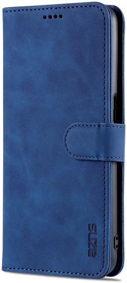 AZNS Oppo A16 / A16s Hoesje Book Case Kunst Leer Blauw afbeelding 1