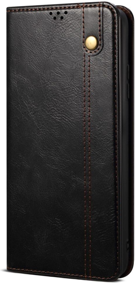 Realme 9 Pro Hoesje Portemonnee Book Case Kunstleer Zwart afbeelding 4