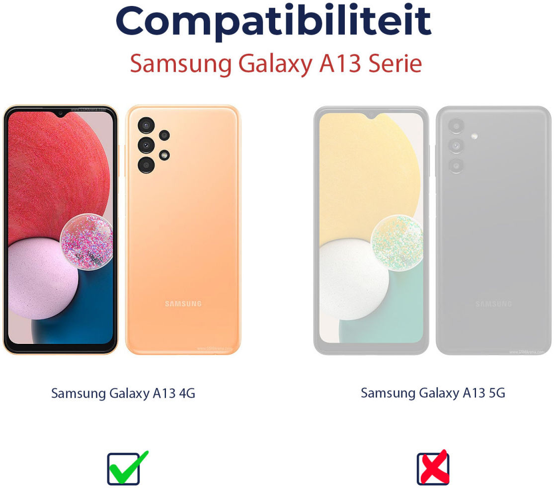 Samsung Galaxy A13 4G Screen Protector 0.3mm Arc Edge Tempered Glass afbeelding 3