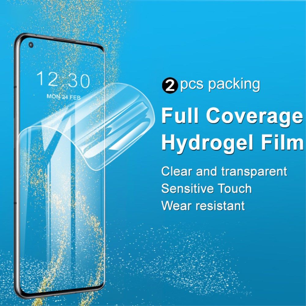 Oneplus 10 Pro Screen Protector TPU Full Cover Duo Pack afbeelding 2