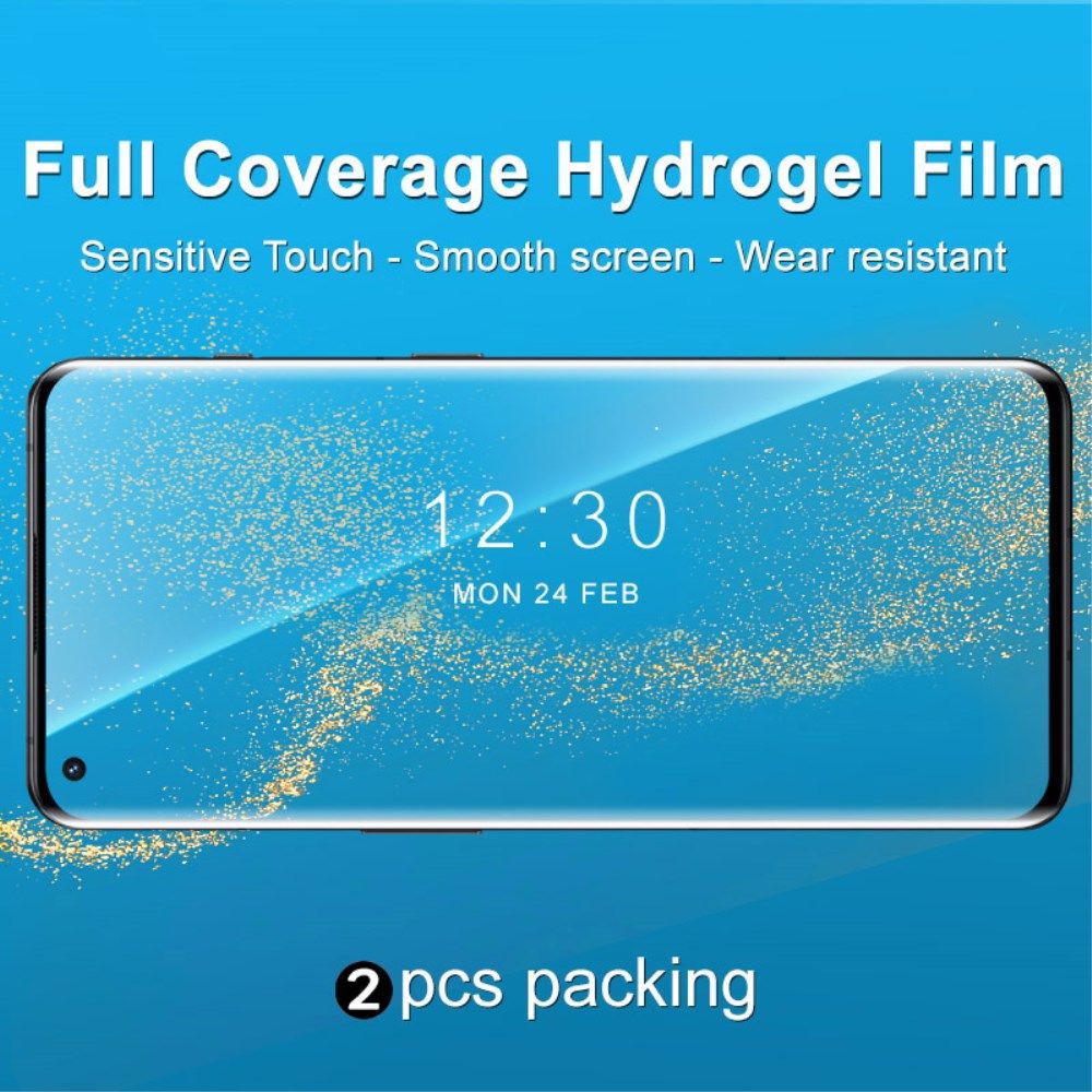 Oneplus 10 Pro Screen Protector TPU Full Cover Duo Pack afbeelding 3