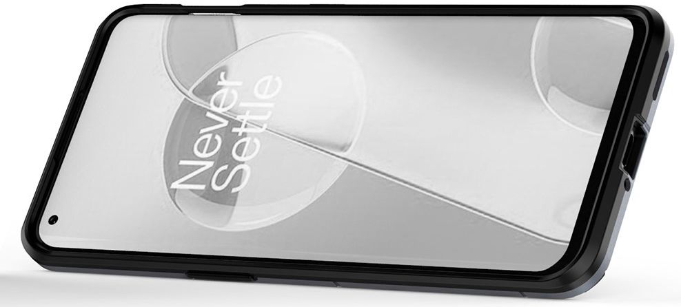 OnePlus 10 Pro Hoesje Metalen Magnetische Ring Kickstand Blauw afbeelding 4