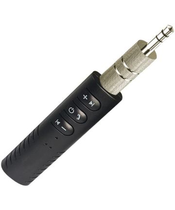 Bluetooth Audio Receiver 3.5mm Jack voor Aux Apparaten Zwart Kabels