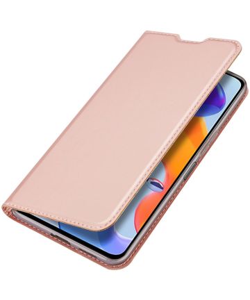 Dux Ducis Skin Pro Series Hoes Xiaomi Redmi Note 11 Pro Roze Hoesjes