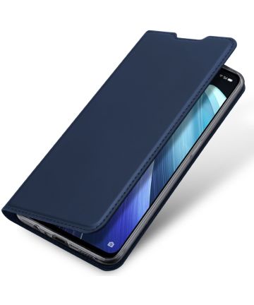 Dux Ducis Skin Pro Oppo Find X5 Lite Hoesje Wallet Book Case Blauw Hoesjes