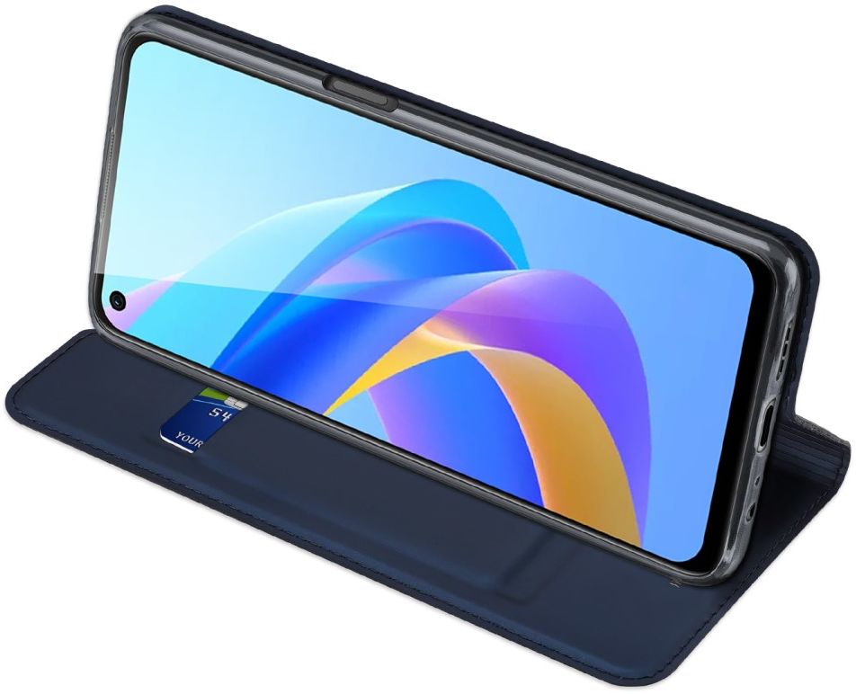 Dux Ducis Skin Pro Realme 9i/Oppo A76/A96 Hoesje Portemonnee Blauw afbeelding 6