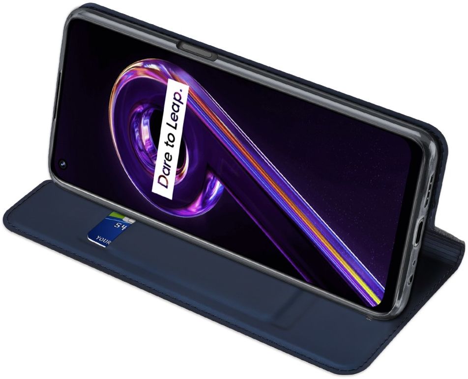 Dux Ducis Skin Pro Series Realme 9 Pro / 9 5G Hoesje Portemonnee Blauw afbeelding 6